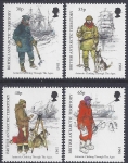 1998 British Antarctic. SG.286-9  Antarctic Clothing. set 4 values U/M (MNH)