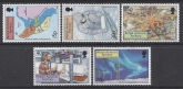 1999 British Antarctic. SG.307-11  British Antarctic Survey Discoveries. set 5 values U/M (MNH)