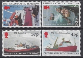2000 British Antarctic - SG.325-8 Replacement of Bransfield by Ernest Shackleton. set 4 values U/M (MNH)