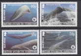 2003 British Antarctic Territories - SG.361-4  Endangered Species - Blue Whale. Set 4 values U/M  (MNH)