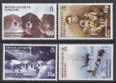 2005 British Antarctic - SG.407-10  Shackleton Expedition. 1914-6 Dogs. set 4 values U/M (MNH)