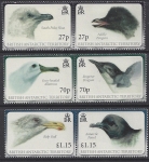 2010 British Antarctic. SG.532-7  Antarctic Birds Paintings by Edward Wilson. . set 6 values U/M (MNH)