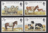 1981 Falkland Islands. SG.392-5 Farm Animals  set 4 values U/M (MNH)