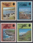 1990 Falkland Islands.  SG.597-600 Nature Reserves & Sanctuaries. set 4 values U/M (MNH)