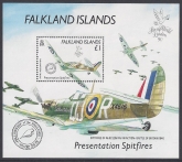 1990 Falkland Islands.  MS605.  Stamp World London 90.  mini sheet  U/M (MNH)