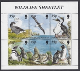 1995 Falkland Islands.  SG.746-51 Wildlife. set 6 values U/M (MNH)