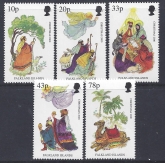 2000 Falkland Islands.  SG.885-9 Christmas. set 5 values  U/M (MNH)