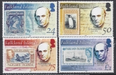 2004 Falkland Islands. SG.989-92 125th Death Anniversary of Rowland Hill. set 4 values U/M (MNH)