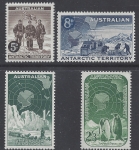 1959 Australian Antarctic Territories. SG.2-5 Members of Shackleton Expedition at South Pole 1909.  set4 values . U/M (MNH)