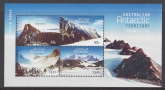 2013 Australian Antarctic Territories. MS.228  Mountains. mini sheet.   U/M (MNH)