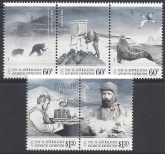 2013 Australian Antarctic Territories SG.229-33 Centenary of AAT Expedition (3rd series).set 5 values U/M (MNH)