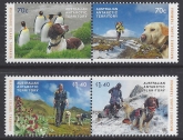 2015 Australian Antarctic Territories. SG.253-6  Dogs that saved MacQuarie Island. set 4 values U/M (MNH)