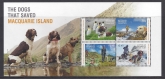 2015 Australian Antarctic Territories. MS.257  Dogs that saved MacQuarie Island.  mini sheet. U/M (MNH)