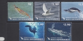 2013 Ross Dependency. SG.139-43 Antarctic Food Web. set 5 values U/M (MNH)