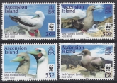 2016 Ascension Island. SG.1241-4 Red Footed Booby set 4 values U/M (MNH)
