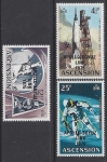 1975 Ascension Island. SG.192-4 Apollo Soyus Space Link set 3 values U/M (MNH)