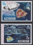 1975 Ascension Island. SG.185-6  Space Satellite. set 2 values  U/M (MNH)