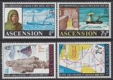 1972 Ascension Island  SG.159-62  50th Anniversary of  Shackletons Death   set 4 values U/M (MNH)