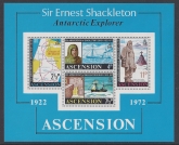 1972 Ascension Island  MS.163  50th Anniversary of  Shackletons Death.   mini sheet  U/M (MNH)