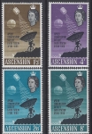 1966 Ascension Island. SG.99-102 Opening of Apollo Communications Satellite Earth Station. set 4 values U/M (MNH)