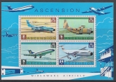 1975 Ascension Island. MS.191  Wideawake Airfield. Mini sheet U/M (MNH)