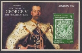 2010 Tristan Da Cunha.  SG.MS979  Centenary of Accession of King George V  mini sheet.  U/M (MNH)