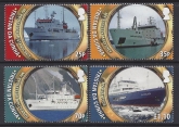 2011 Tristan Da Cunha. SG.1017-20 Atlantic Odyssey Voyages in Antarctica. set 4 values U/M (MNH)