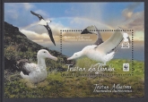 2013 Tristan Da Cunha.  MS.1067 Endangered Species- Tristan Albatross.mini sheet U/M (MNH)