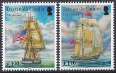 2015 Tristan Da Cunha. SG.1129-30  USS Hornet & HMS Penguin. set 2 values U/M (MNH)