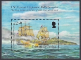2015 Tristan Da Cunha. MS.1131 USS Hornet & HMS Penguin mini sheet U/M (MNH)