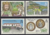 2015 Tristan Da Cunha. SG.1132-5 Magna Carta  set 4 values U/M (MNH)