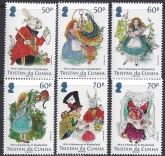 2015 Tristan Da Cunha. SG.1144-9 150th Anniv. Publication of Alice's Adventures. set 6 values U/M (MNH)