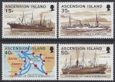 1999 Ascension Island. SG.790-3 Centenary of Cable & Wireless Communications. set 4 values U/M (MNH)