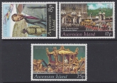 1977 Ascension Island. SG.222-4  Silver Jubilee set 3 values U/M (MNH)