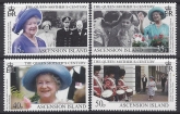 1999 Ascension Island. SG.781-4 Queen Elizabet the Queen Mother's Century. set 4 values U/M (MNH)
