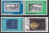 1979 Ascension Island. SG.254-7  Death Centenary of Sir Rowland Hill. set 4 values U/M (MNH)