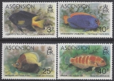 1980 Ascension Island. SG.270-3  Fish set  4 values U/M (MNH)