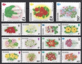 1981 Ascension Island. SG.282A -96A Flowers. set 15 values U/M (MNH)