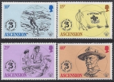 1981 Ascension Island. SG.309-12 75th Anniversary of Boy Scout Movement. set 4 values U/M (MNH)
