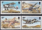 1982 Ascension Island. SG.318-21  40th Anniversay of Wideawake Airfield. set 4 values U/M (MNH)