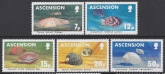 1983 Ascension Island. SG.349-53  Sea Shells. set 5 values U/M (MNH)