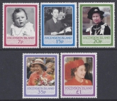 1986 Ascension Island. SG.397-401  60th Birthday of Queen Elizabeth II.  set 5 values U/M (MNH)
