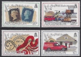 1990 Ascension Island. SG.521-4 Stamp World London 90. set 4 values U/M (MNH)