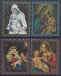1990 Ascension Island. SG.527-30 Christmas works of art. set 4 values U/M (MNH)