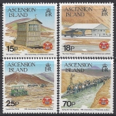 1992 Ascension Island. SG.578-81 50th Anniv. of Wideawake Airfield set 4 values U/M (MNH)