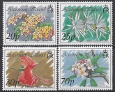 1993 Ascension Island. SG.604-7 Local Flowers set 4 values U/M (MNH)
