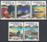 1993 Ascension Island. SG.608-12 Christmas. set 5 values U/M (MNH)