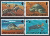 1994 Ascension Island. SG.624-7 Green Turtles set 4 values U/M (MNH)