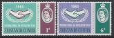 1965 Tristan Da Cunha.  SG.87-8  International Co-operation Year. set 2 values U/M (MNH)