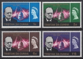 1966 Tristan Da Cunha. SG.89-92  Churchill Commemoration. set 4 values U/M (MNH)